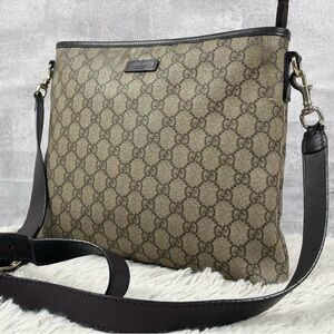 Gucci Tan and Dark Brown Crossbody Bag